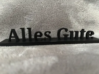 All the best lettering