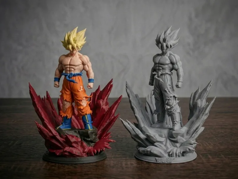 Goku Super Saiyan - Battle Damaged (AMS Ready)