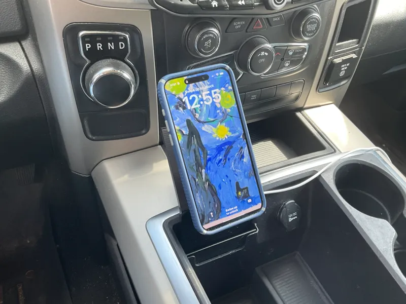 iPhone Holder/Charger stand for Gen 4 Dodge Ram