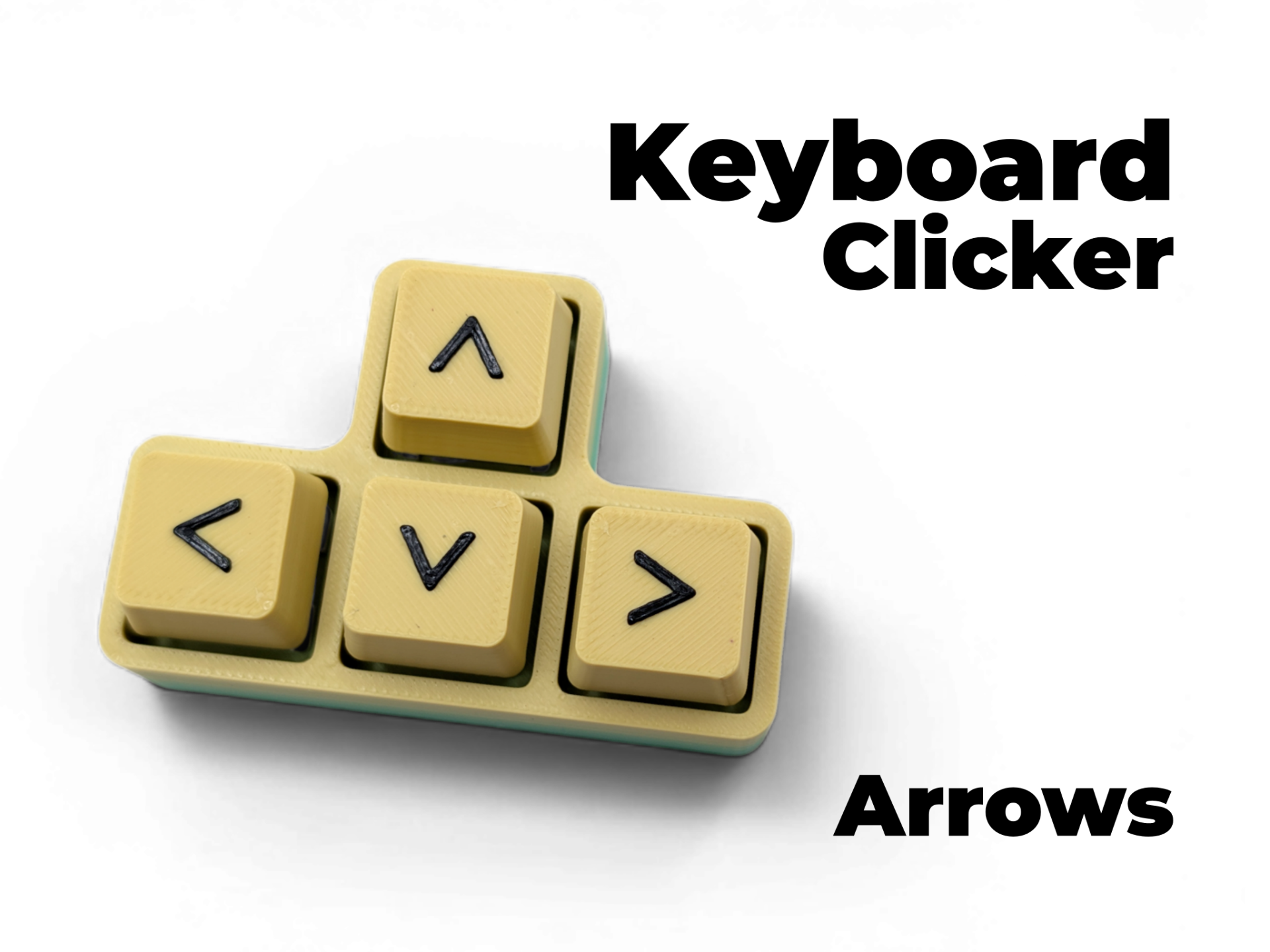 Retro Arrow Cluster Clicker | Fidget Keychain