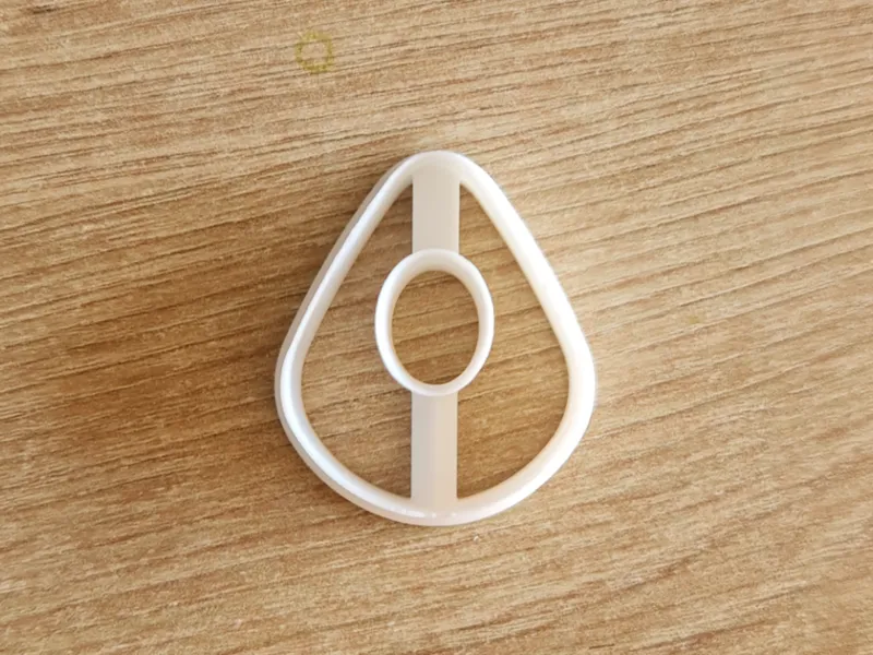 droplet with oval center