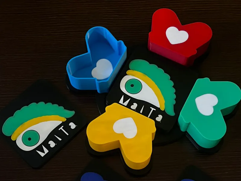 Drink Coaster Set from MALTA with snack bowls