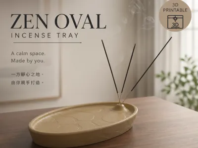 Zen Oval Incense Tray
