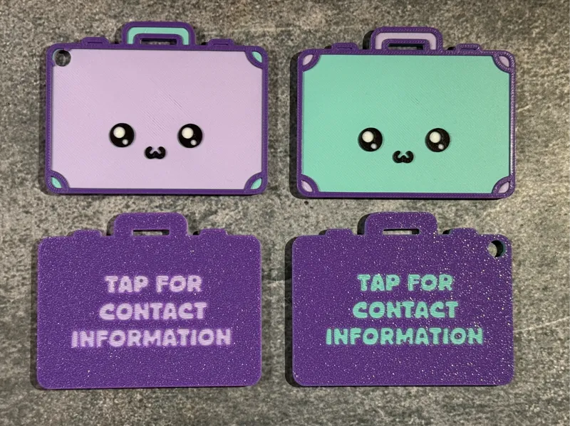 Kawaii Cute NFC Luggage Tag