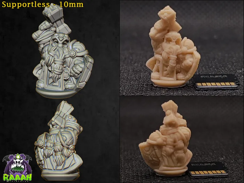 [10mm] Battle Smith Dwarf - Supportless