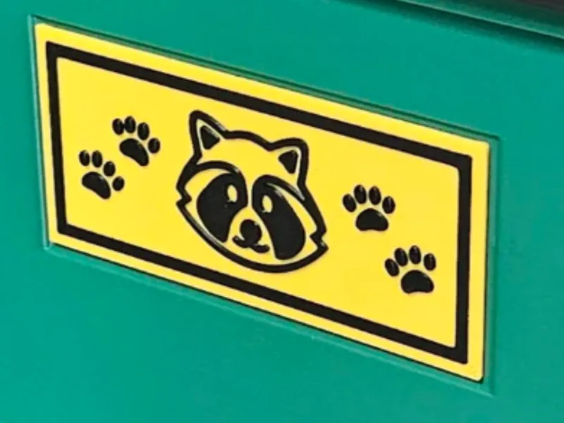 Racoon sign
