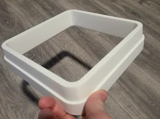 Large Waffle Trash Can Open Top