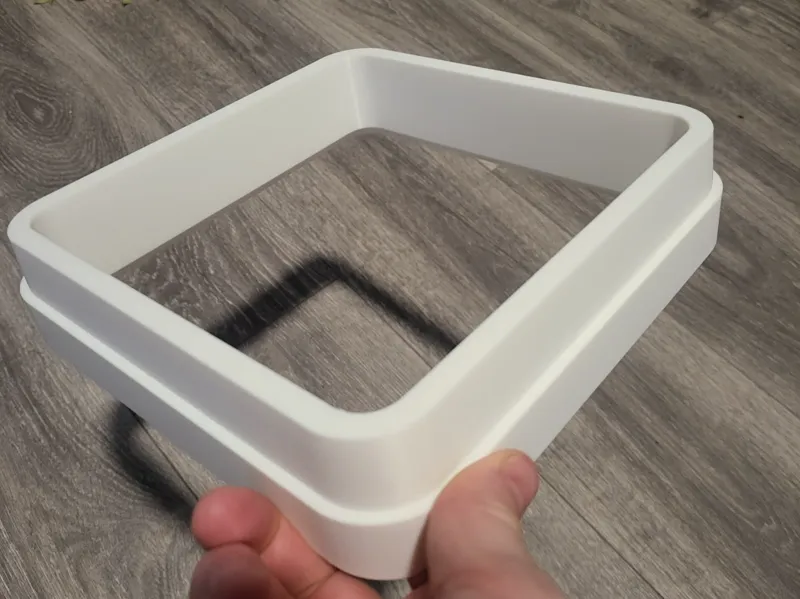 Large Waffle Trash Can Open Top