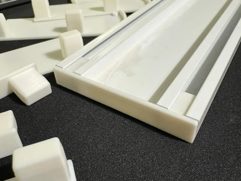 Curtain track cap