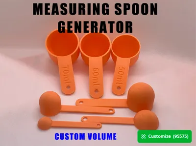 Measuring Cup Measuring Spoon Generator