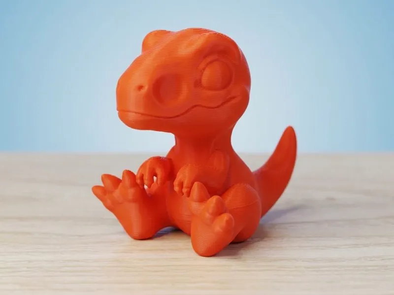 Cute Baby T-Rex Toy | Easy Print | Kid-Friendly