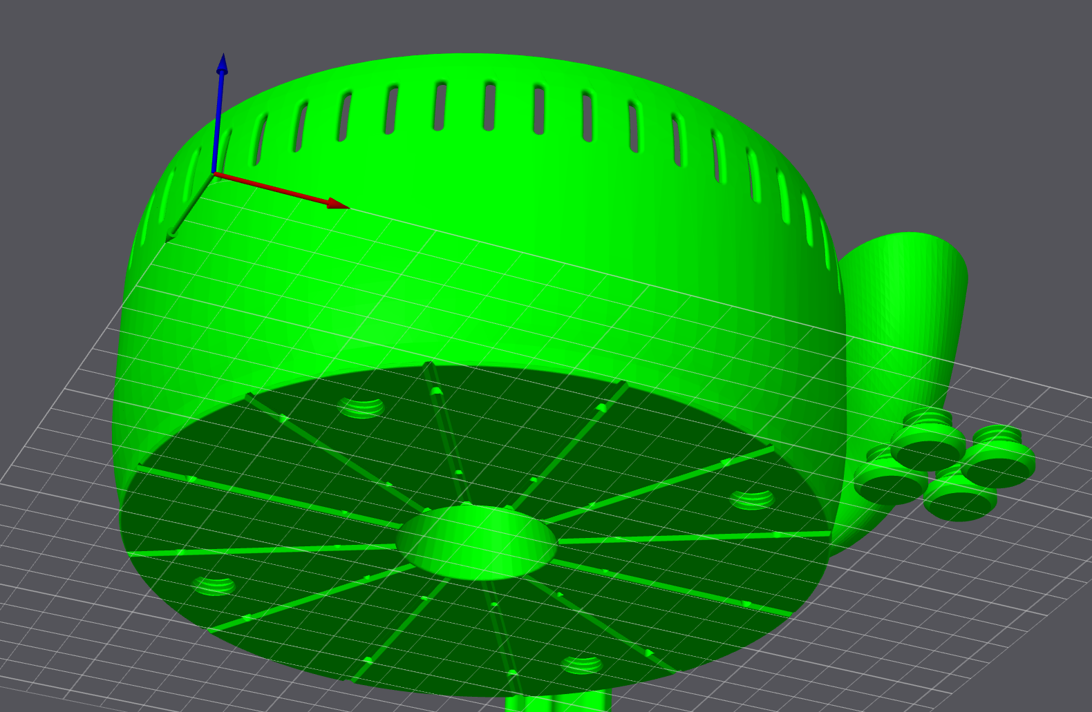 Miniatura 4 do modelo 3D High-Efficiency Multicolor Vortex Washer