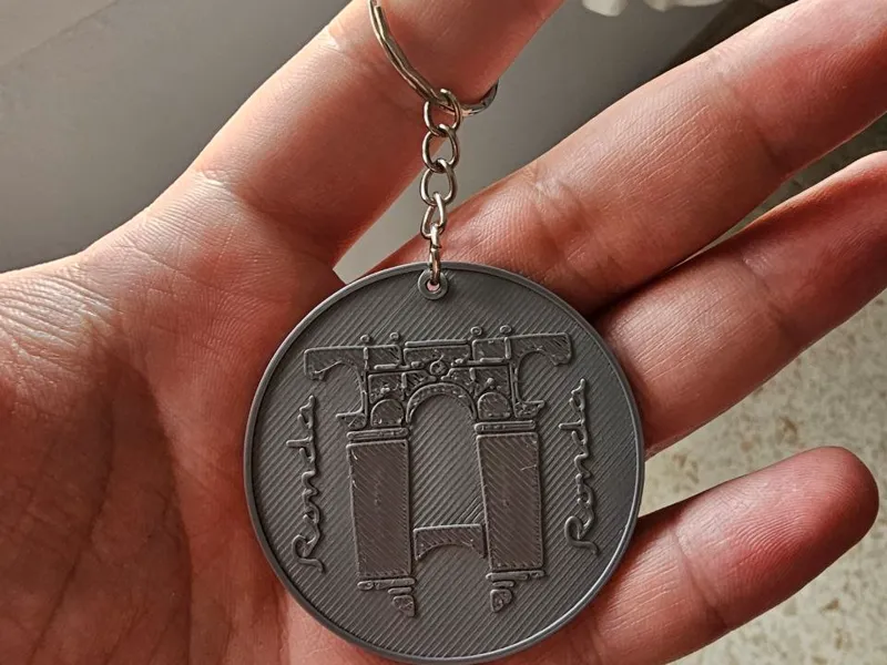 Puente Nuevo of Ronda, Malaga, Spain Keychain