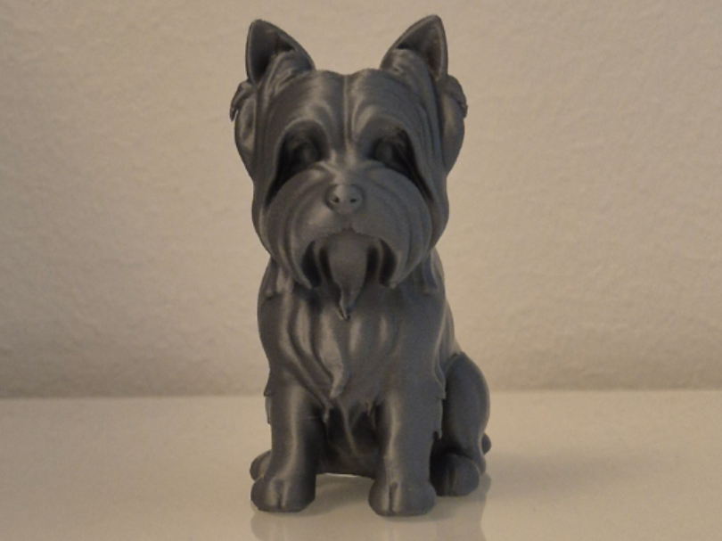 Yorkshire Terrier – 3D Printable Dog Statue