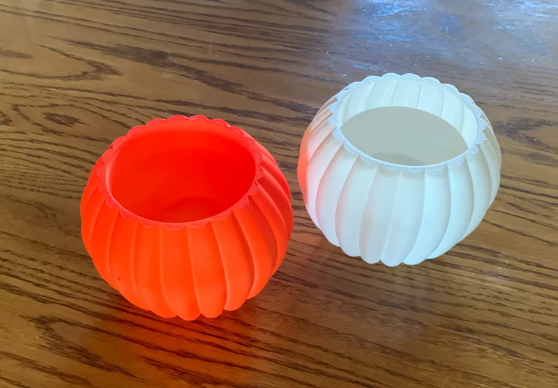 Halloween Tealight Pumpkin Candy Bowl
