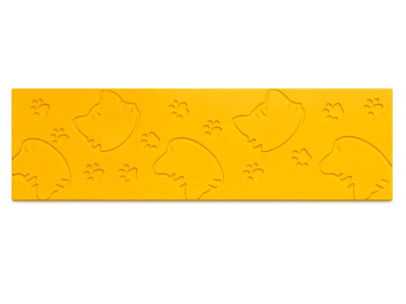 Cute Cat Bookmark – Cat Heads & Paw Prints