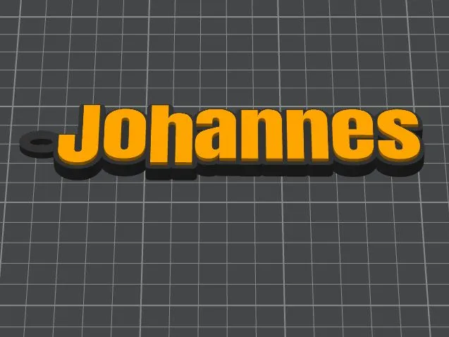 Schlüsselanhänger Name Johannes