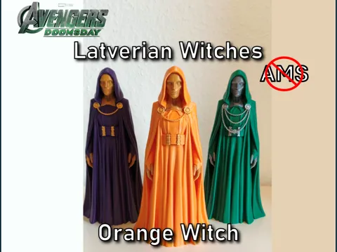 Adorno temático: Orange Latverian Witch – Avengers Doomsday (NoAMS) — referencia de MakerWorld