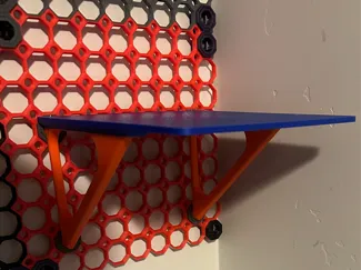 Multiboard Threaded Shelf Bracket and Shelf