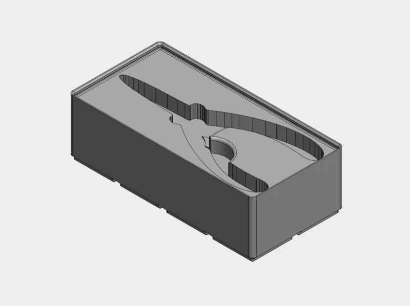 Gridfinity 2x4 Box for Knipex 35 82 145
