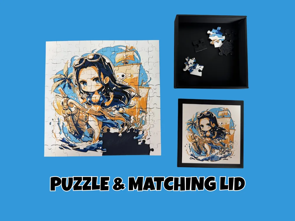 Nico Robin - One Piece - Puzzle and Matching Lid - Puzzle