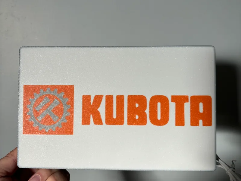 Kubota Logo Light box