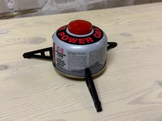 camping gas cartridge stove feet / holder / legs