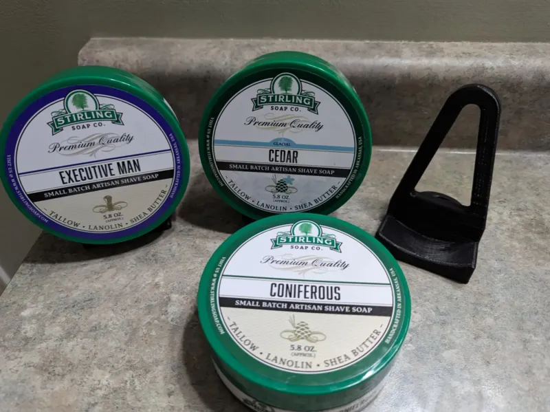 Countertop Shave Soap Stand