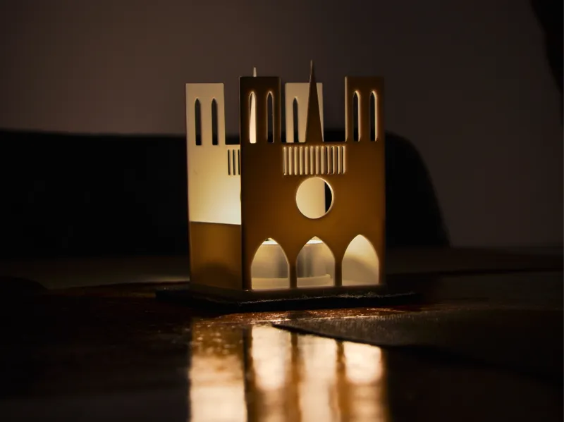 Notre Dame Tealight Holder