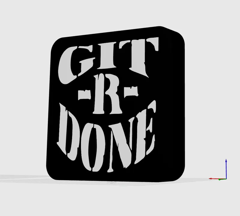 Git R Done Light Box