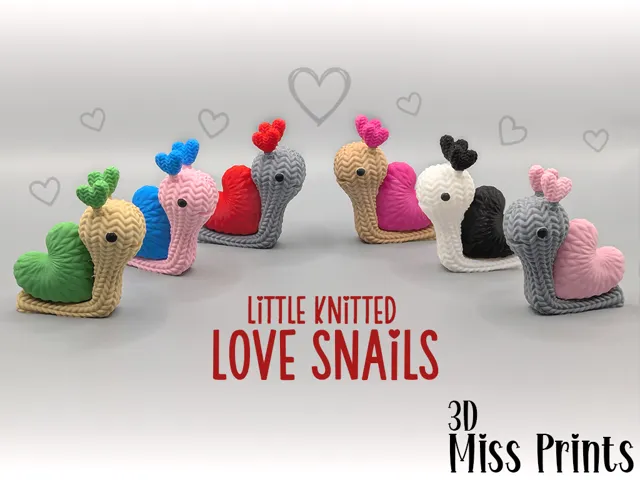 knitted Love Snails