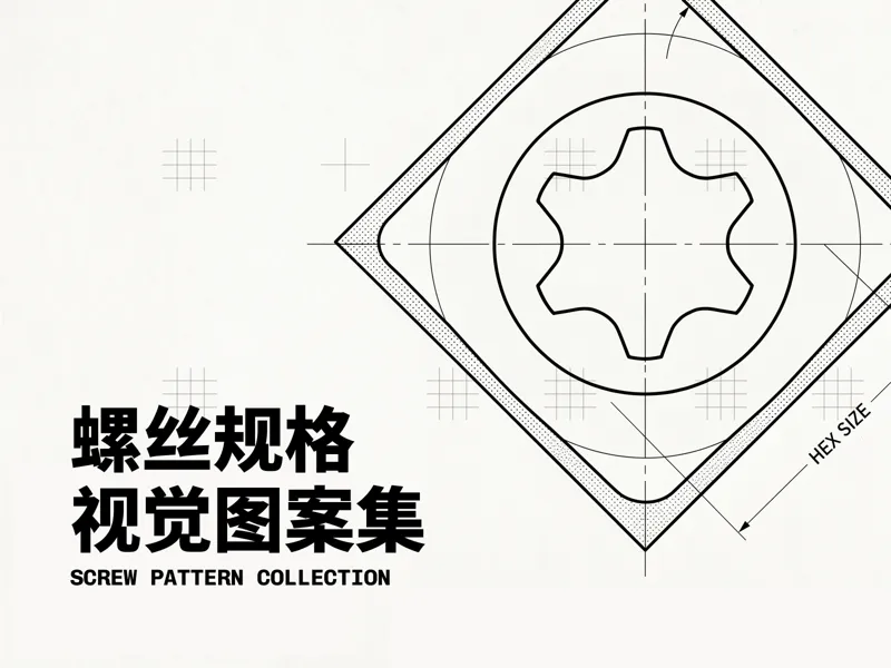 螺丝规格视觉图案集