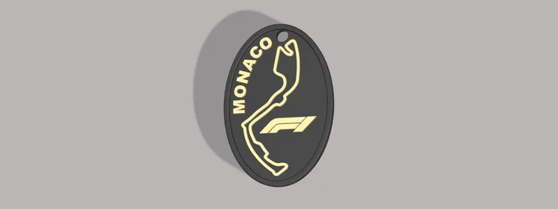 Monaco keychain