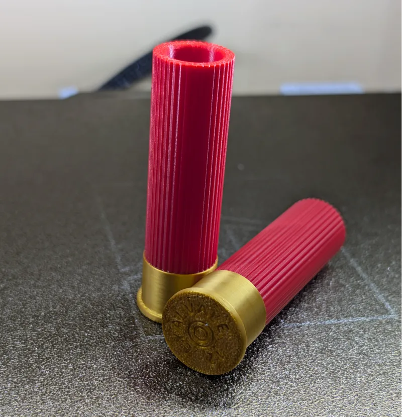 Shotgun Shell - 70mm length, ribbed outer