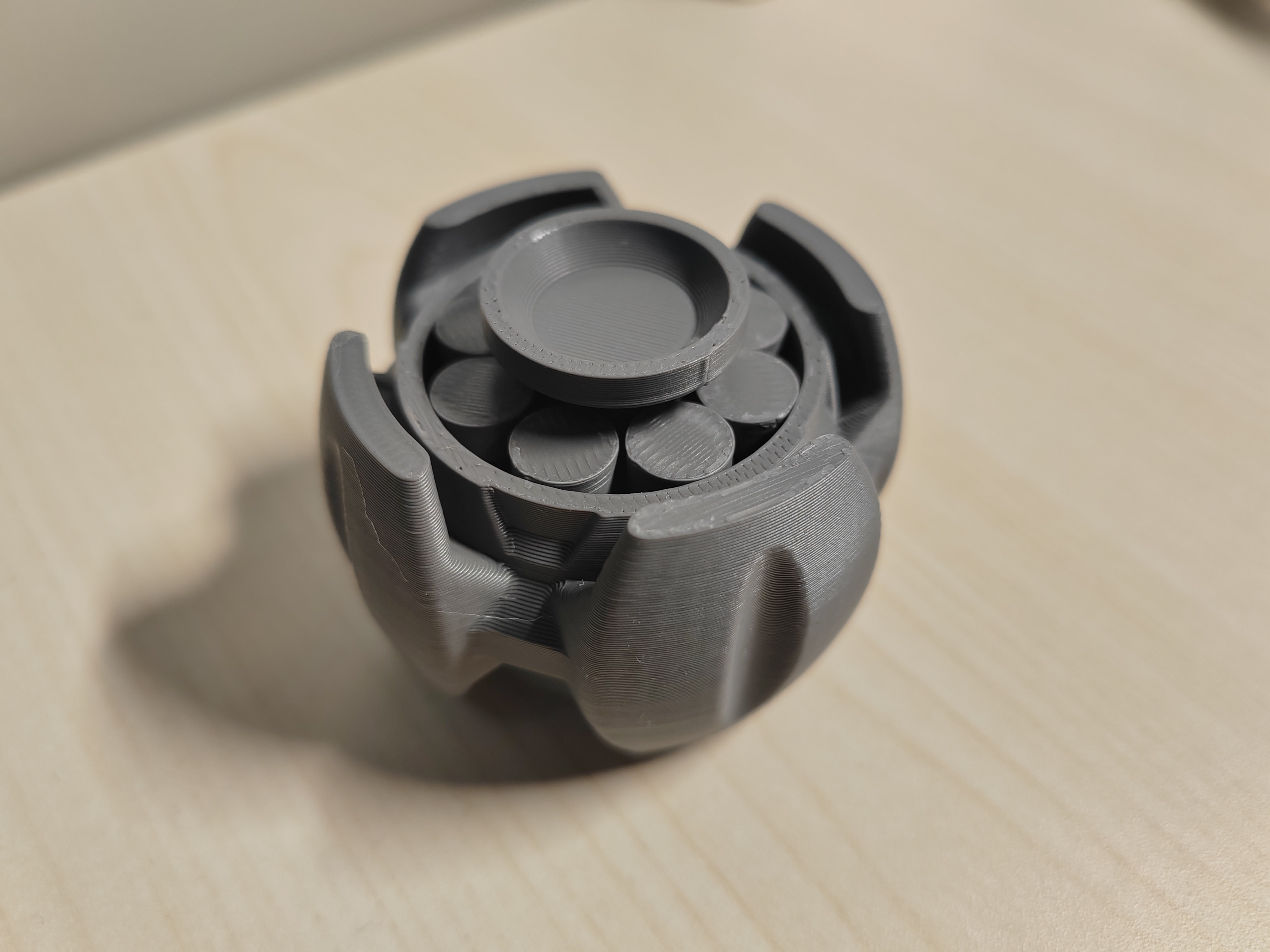 Miniatura 2 do modelo 3D 权杖指尖陀螺（一体打印，无需五金/支撑）