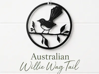 Australian Willie Wag Tail - Bird Wall Art