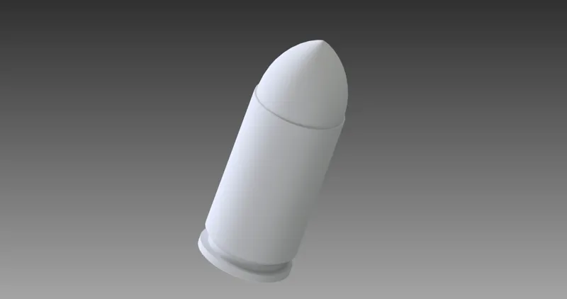 45 ACP Dummy round -  snap cap 