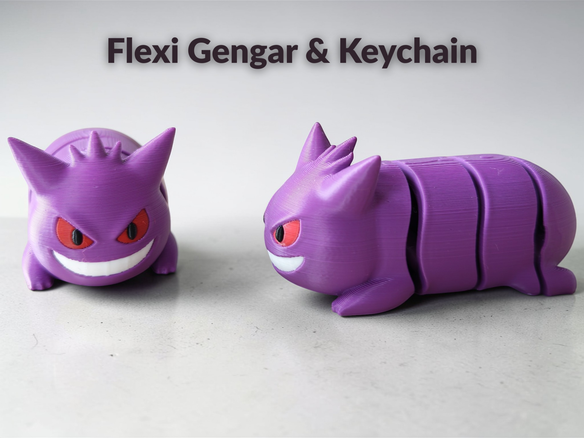 Flexi Gengar & Keychain