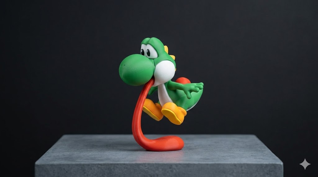 Miniatura 2 do modelo 3D Yoshi NO AMS