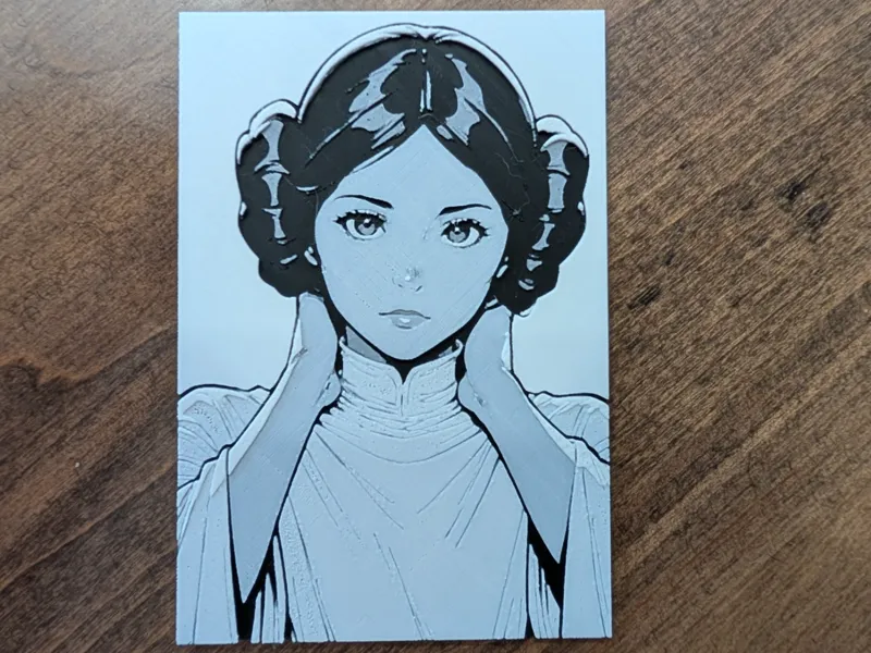 Princess Leia - Star Wars - HueForge