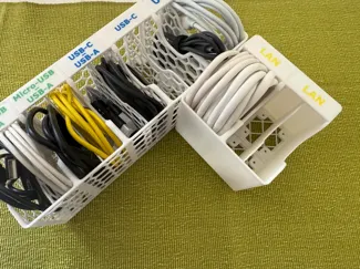 Gridfinity Cable Organizer Double