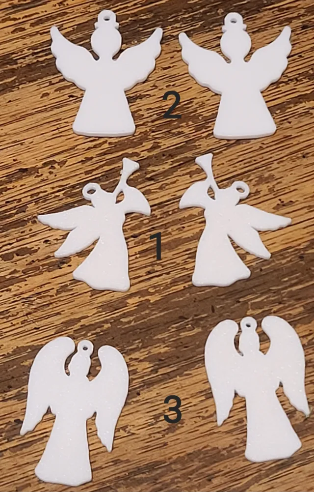 3 Angel Earrings