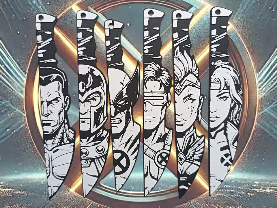 X-Men "Cut Design" Collection –  Blade Art 