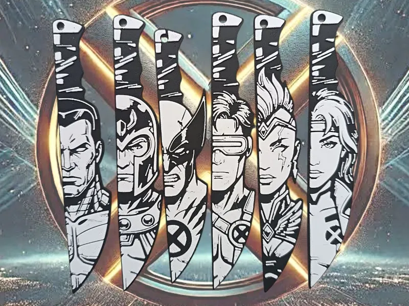 X-Men "Cut Design" Collection –  Blade Art 