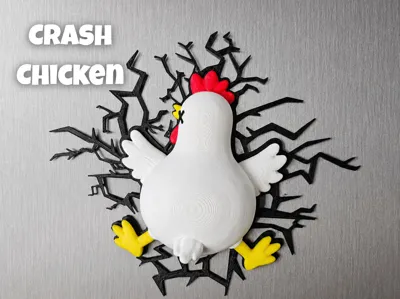 Chicken SPLAT - Fridge Magnet