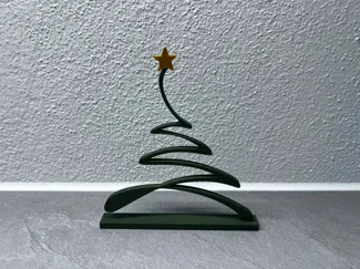 Moderner Weihnachtsbaum mit Stern