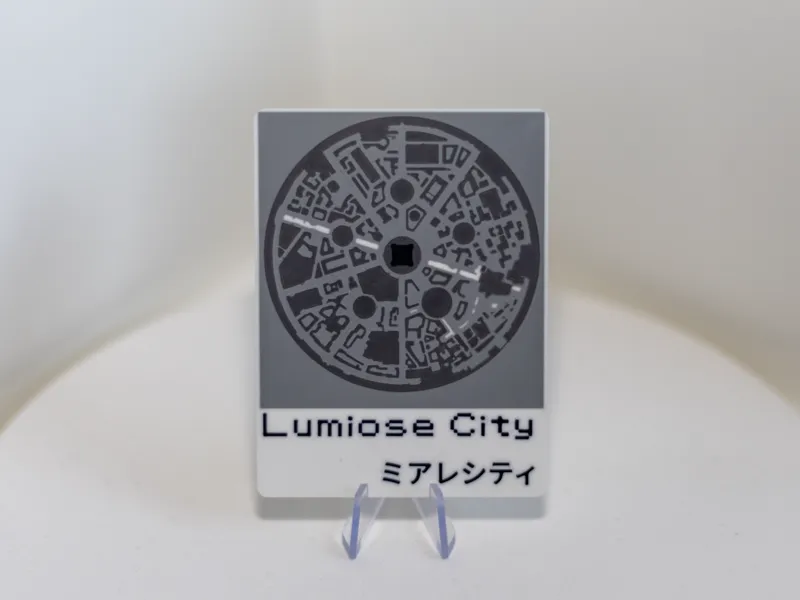 Pokémon Lumiose City Map - For Binder or Display
