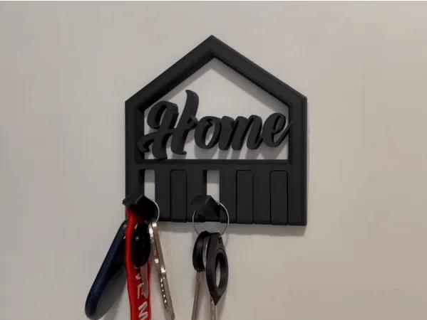 Keys Holder (Print in Place Folding Hooks)