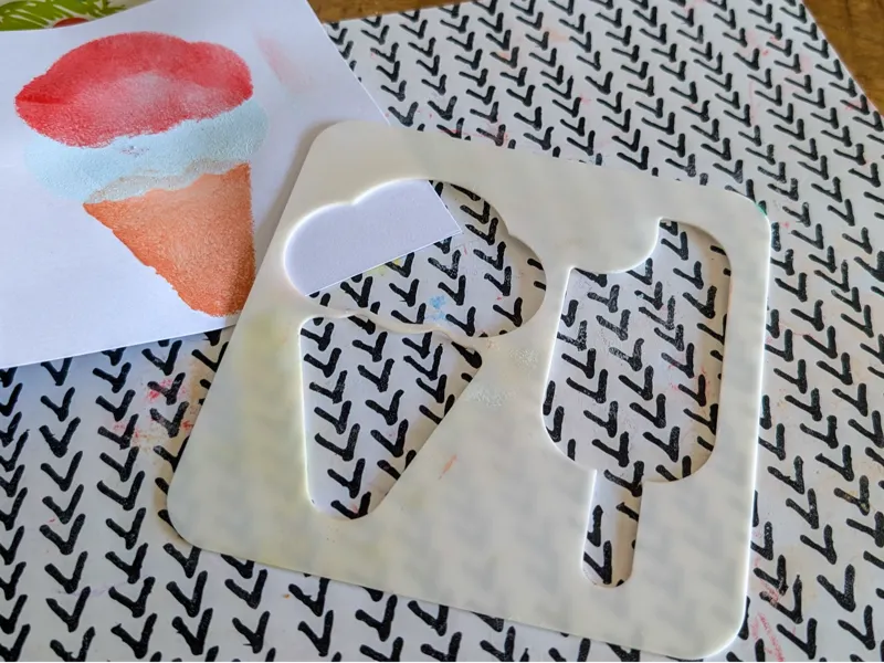Sweet Treat Stencil Set: Ice Cream & Popsicle!
