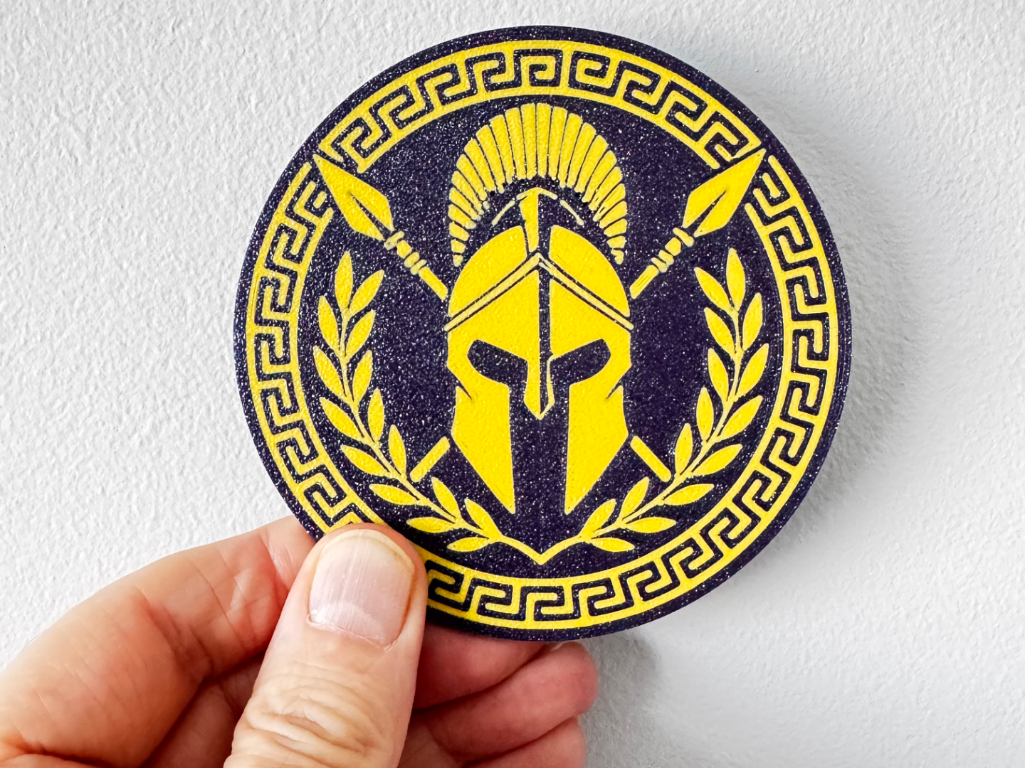 Spartan Helmet Greek Warrior Coaster